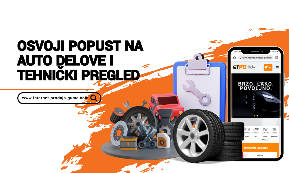 Uz svaku kupovinu guma – uštede na delovima, tehničkom i montaži!