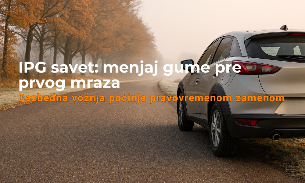 Zašto je važno zameniti letnje gume pre prvog mraza?