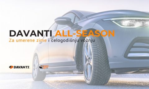 Davanti All-Season gume – sigurnost i praktičnost tokom cele godine